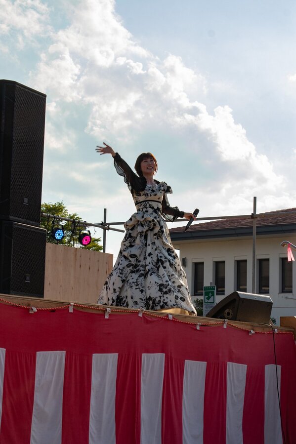 野田まつり　水森かおりさんミニライブ