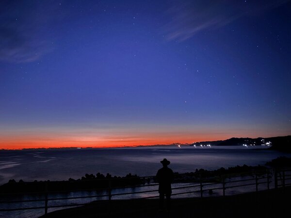 1月5日十府ヶ浦の夜明け